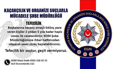 KOM ekiplerinden İstanbul'da vatandaşlara 'tefecilik' suçuna ilişkin bilgilendirme - Resim : 2