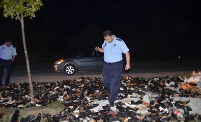 Samsun'u alarma geçiren olay!.. Yol kenarına atılıp yakılmaya çalışılmış! - Resim : 1