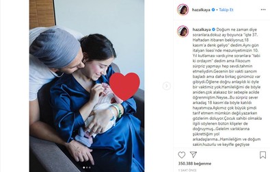 Hazal Kaya, oğlu Fikret Ali’yi ilk kez gösterdi - Resim : 1