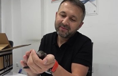 Kütahya'daki iş yerinin misafiri, her yıl olduğu gibi bu yıl da geldi! Bir süre bakımı yapılan yorgun ve ürkek canlı yeniden doğaya bırakılacak - Resim : 1