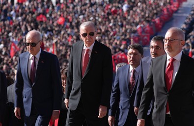 Devlet erkanı Anıtkabir'de! Erdoğan: Vatanımızın bekasını korumak için tedbir alıyoruz - Resim : 2
