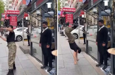 Tuğba Ekinci’yi hiç böyle görmediniz! Sokak ortasında taklalar attı! Son haliyle izleyenleri şaşkına çevirdi - Resim : 2