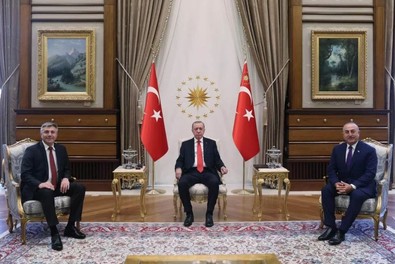 Erdoğan, Mustafa Karadayı’yı kabul etti - Resim : 1