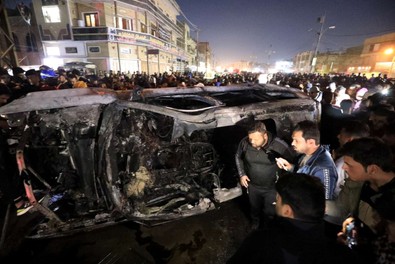Irak'ın başkenti Bağdat'ta patlama sesleri: Haşdi Şabi'nin komutanı öldürüldü - Resim : 3