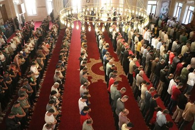 Ayasofya'da bayram namazı yoğunluğu - Resim : 1