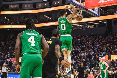 NBA’de tarihe geçecek maç! Celtics, Warriors'ı sahadan sildi! Alperen Şengün’lü Rockets yenildi - Resim : 1