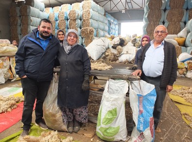 Balıkesir'in kuzusu coğrafi işaret ile ödüllendirilirken yünü de ülkeye döviz olarak katkı sağlayacak - Resim : 1