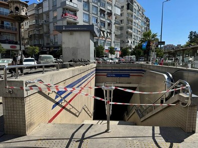 İzmir'de metro istasyonunda korkunç kaza! Çok sayıda yaralı var - Resim : 1