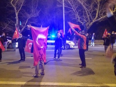 Ankara’da Bakan Soylu’ya sevinç gösterisi - Resim : 1
