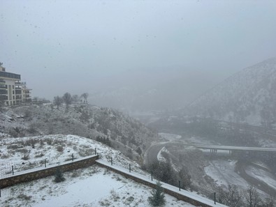 Meteoroloji Genel Müdürlüğünden vatandaşlara uyarı gelmişti. Tunceli'de etkisini artırarak devam ediyor - Resim : 1
