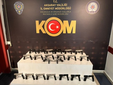 Aksaray'da kaçak silah operasyonu! - Resim : 1
