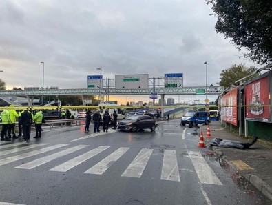 İstanbul'da feci kaza: 1 polis memuru şehit oldu! - Resim : 1