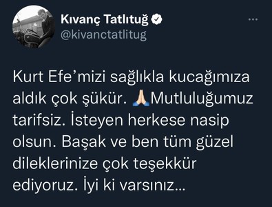 Baba olan Kıvanç Tatlıtuğ'dan ilk açıklama: Mutluluğumuz tarifsiz - Resim : 1