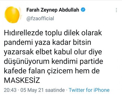 Masumlar Apartmanı'nın İnci'si Farah Zeynep Abdullah'ın Hıdırellez dileği şaşırtmadı! - Resim : 2