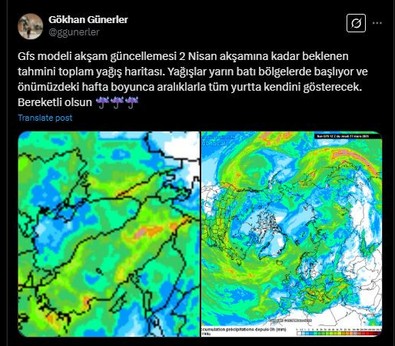 Türkiye'de cuma akşamı başlayacak, 2 Nisan'a kadar aralıklarla sürecek - Resim : 1