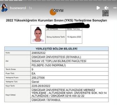 Alişan'ın eşi Buse Varol üniversite kazandı! İşte okuyacağı bölüm - Resim : 1