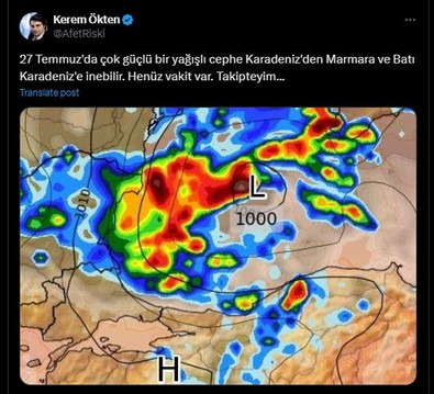 Türkiye için bomba tarih şimdi verildi. Karadeniz'den giriş yapacak çok güçlü - Resim : 1