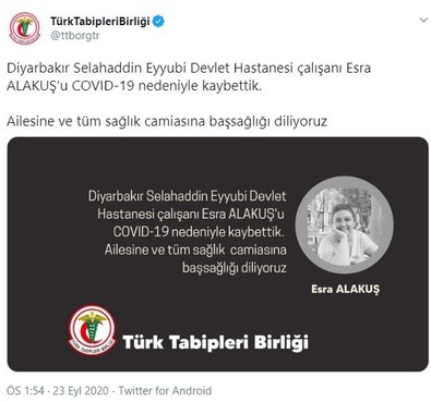2 sağlık çalışanı daha koronaya yenik düştü - Resim : 2