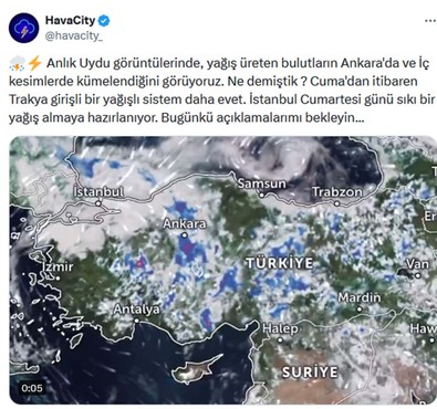 İstanbul için tarih verildi. Trakya’dan girecek, sıkı şekilde etkileyecek. Hazırlıkları hemen yapın - Resim : 1