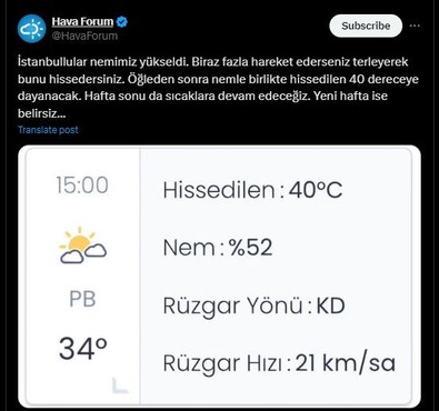 İstanbul'un o ilçelerine 40 uyarısı geldi - Resim : 1