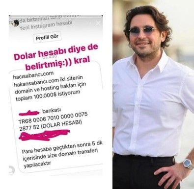 Hacı Sabancı’dan 100 bin dolar istedi! - Resim : 2