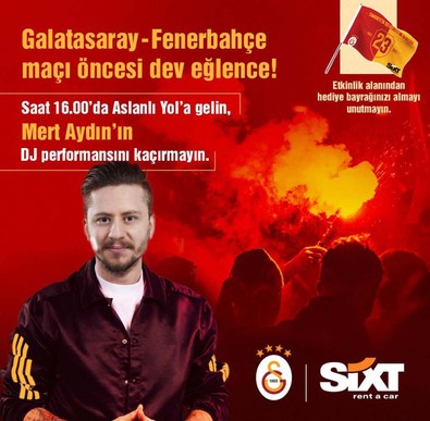 Şampiyonluk kutlamaları ünlü DJ ile başlayacak! Galatasaray taraftarı Fenerbahçe maçı öncesi coşacak - Resim : 1