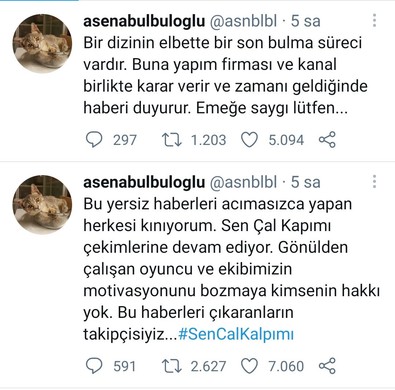 Sen Çal Kapımı dizisi final mi yapacak? Yapımcı Asena Bülbüloğlu açıkladı! - Resim : 1