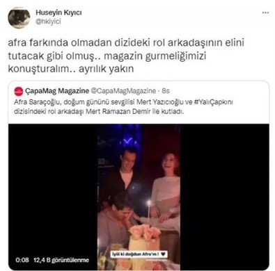 Yalı Çapkını'nın Seyran'ı Afra Saraçoğlu doğum gününü kutladı! Sevgili Mert Yazıcıoğlu'nun değişen yüzü olay oldu - Resim : 1