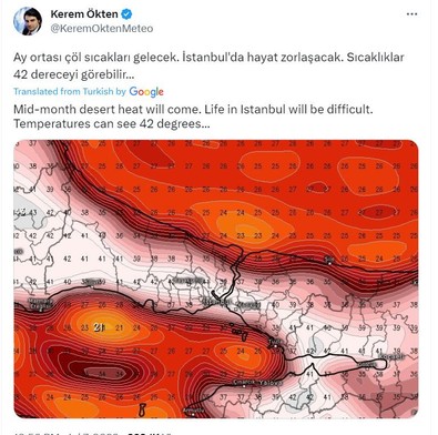 Türkiye'ye korkunç 18 Temmuz uyarısı... Herkes şimdiden buzluklarını hazırlasın... Geldiğinde ortalıkta büyük bir hakimiyet kuracak hepimize evlere hapsedecek - Resim : 1