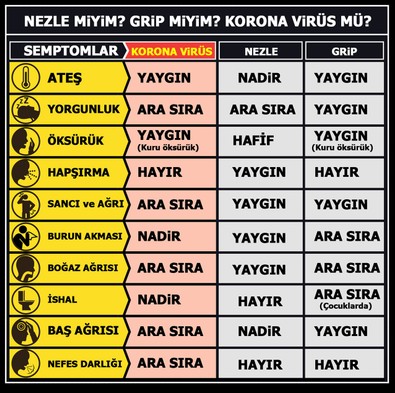 Grip misiniz? Nezle mi? Korona virüs mü? - Resim : 2