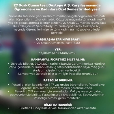 Resmi açıklama geldi! Diğer kulüplere örnek olacak! Kadın ve çocuklar o maçı ücretsiz izleyecek - Resim : 2