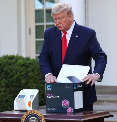Trump tanıttı!.. Maske dezenfektesinde çığır açacak! - Resim : 1