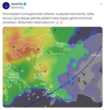 Uzmanlar cuma gününü işaret etti, nefesler tutuldu. Bu cuma başlayacak, tüm hafta sonu devam edecek. Gümbür gümbür geliyor - Resim : 1