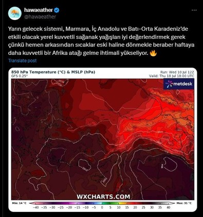 Türkiye için Afrika tarihi verildi... Ortalığı basacak, her yeri perişan edecek - Resim : 1