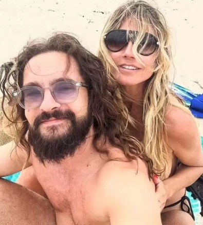 Heidi Klum evlilik yıl dönümünü böyle kutladı! Kendisinden 17 yaş küçük kocasıyla verdiği poz olay oldu! - Resim : 2