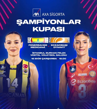 Şampiyonlar Kupası dev maçla sahibini buluyor! Fenerbahçe Medicana ile Eczacıbaşı Dynavit karşılaşacak - Resim : 1