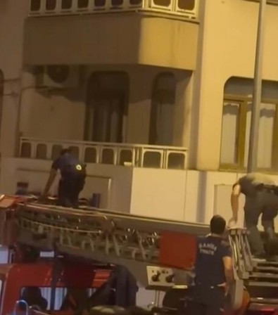 Polislerden kaçmak için 5 kat tırmandı! - Resim : 2