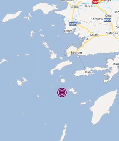 Muğla'da korkutan deprem - Resim : 1
