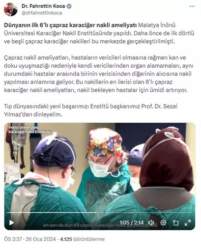 Dünyada bir ilk: Türk doktorlarının başarısı tüm insanlara ümit olacak! - Resim : 1