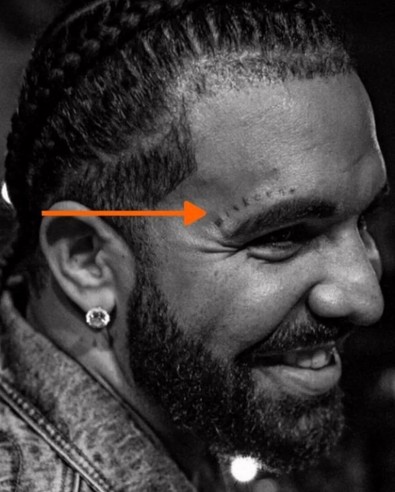 Ünlü rapçi Drake yüzüne yaptırdığı dövmeyle gündem oldu: Hayranlarını şaşkına çevirdi - Resim : 2