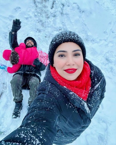 Karda doyasıya eğlence! Megastar Tarkan ailesiyle karın tadını çıkardı - Resim : 2