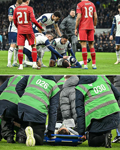 Tottenham- Liverpool maçında korku dolu anlar! Yıldız futbolcu bir anda yere yığıldı, hastaneye kaldırıldı - Resim : 2