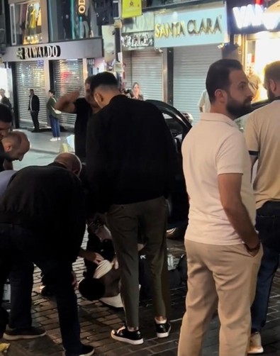 Polisten kaçtı; esnaftan kaçamadı! Esnaf, şüpheliyi çelme atarak yakaladı - Resim : 1