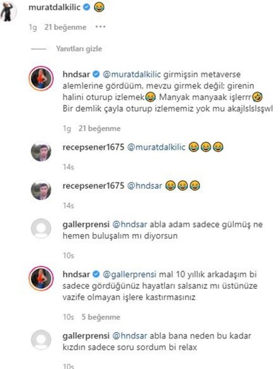 Murat Dalkılıç-Hande Sarıoğlu yazışması olay oldu! Hakaret etti! "Mevzu girmek değil" - Resim : 2