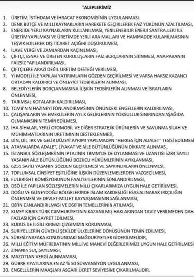 Mutabakat metni ilk kez tv100’de! Yeniden Refah ile böyle anlaşıldı! Ece Üner o maddeleri tek tek açıkladı - Resim : 1