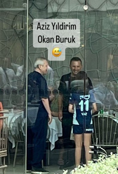 Aziz Yıldırım ve Okan Buruk'tan sürpriz! Birlikte görüldüler - Resim : 1