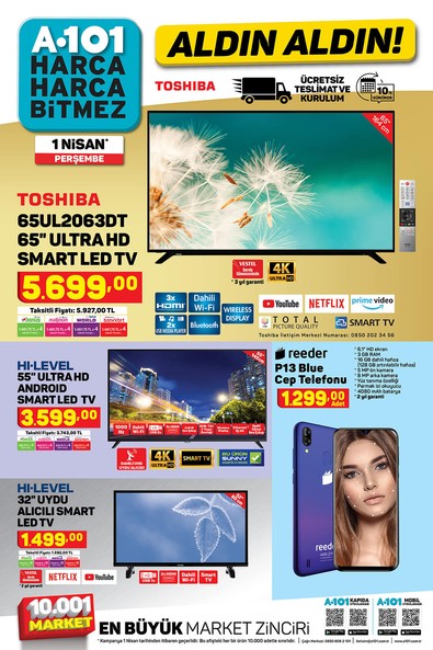 A101 3 Nisan 2021 Aktüel ürünler kataloğu! A101'de bu hafta neler var? A101 indirimli ürünler listesi - Resim : 1