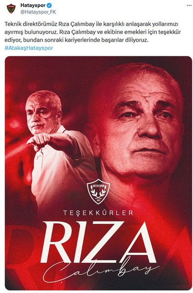 Süper Lig ekibi ayrılığı resmen açıkladı! Tecrübeli teknik adamla yollar ayrıldı - Resim : 1
