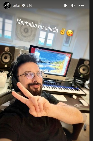 Tarkan müjdeyi verdi! Bir kare fotoğrafla duyurdu - Resim : 1