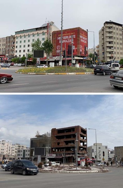 Adıyaman'da kahreden görüntüler! Depremin öncesi ve sonrası - Resim : 2